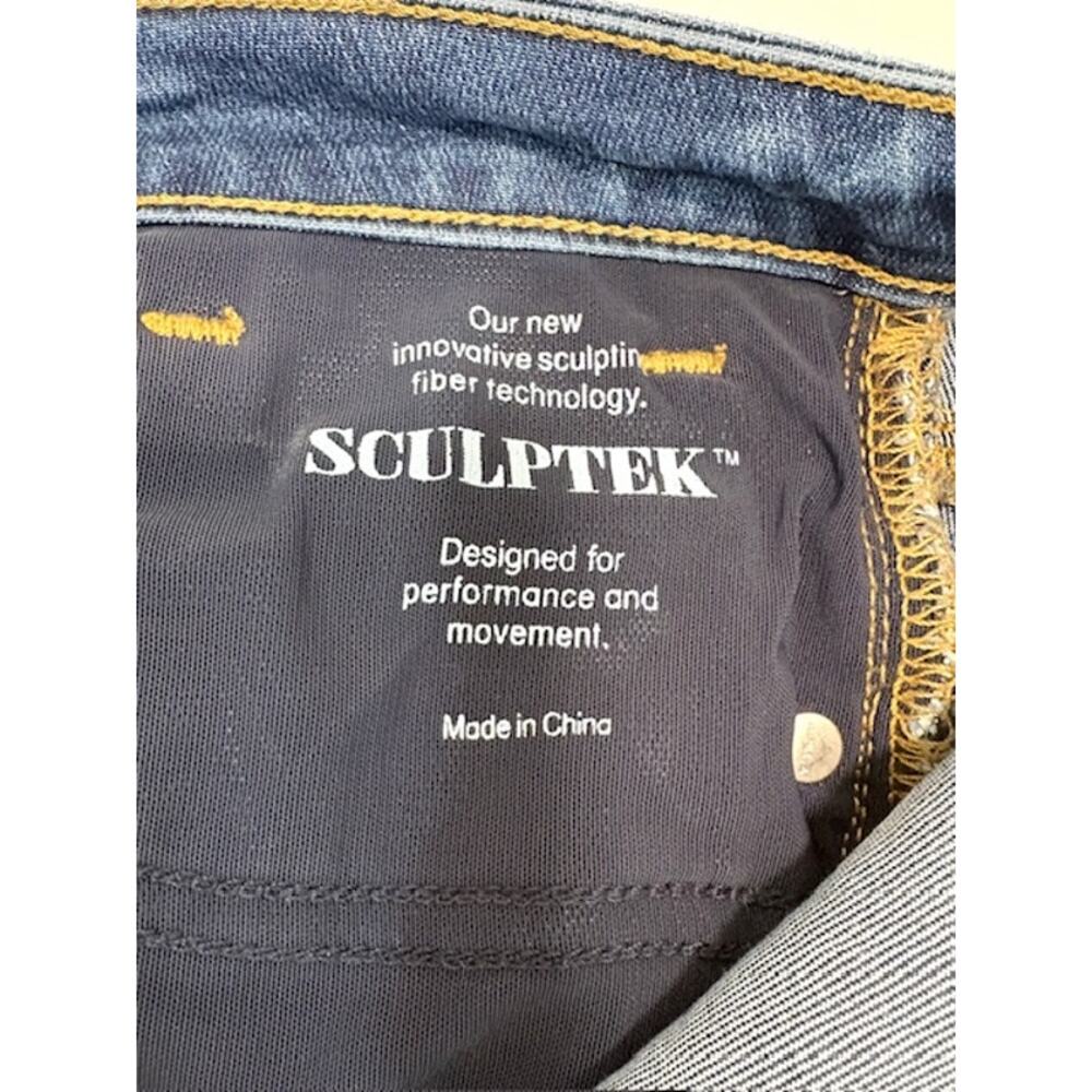 Athleta Sculptek Skinny Jeans 12 Medium Wash Sculpting Denim Performance Stretch - Picture 7 of 14